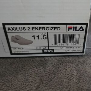 Fila Axilus 2 Energized Shoes in White
